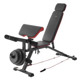 Weight Bench Sit up Bench for Home Gym Strength Training Workout Adjustable