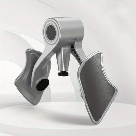 Pelvic Floor Muscle Training Device Inner Thigh Leg Clamper Exerciser For Men; Home Fitness Workout Accessories (Color: GREY)